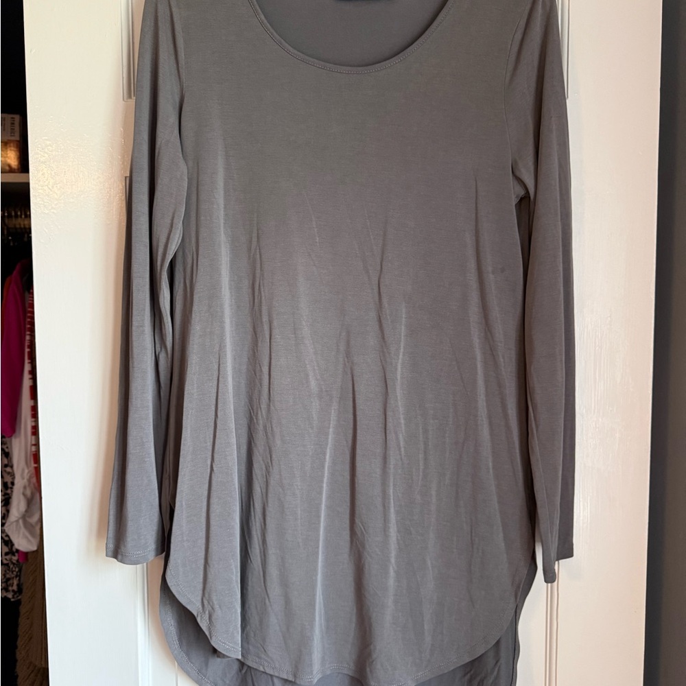 Apt. 9 Women's Gray Long Sleeve Top
